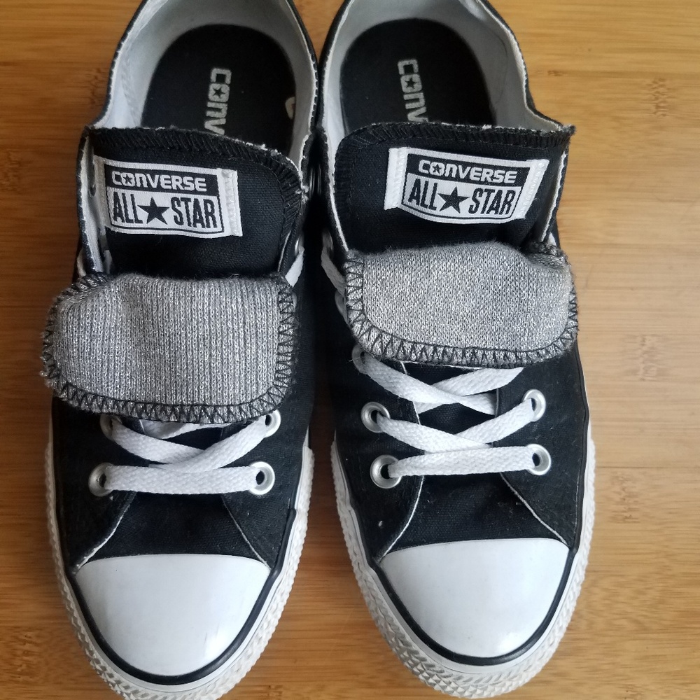Black Converse 8.5 WM